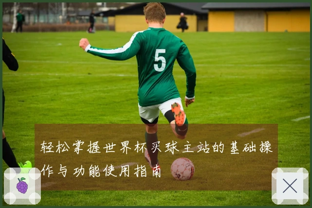 轻松掌握世界杯买球主站的基础操作与功能使用指南